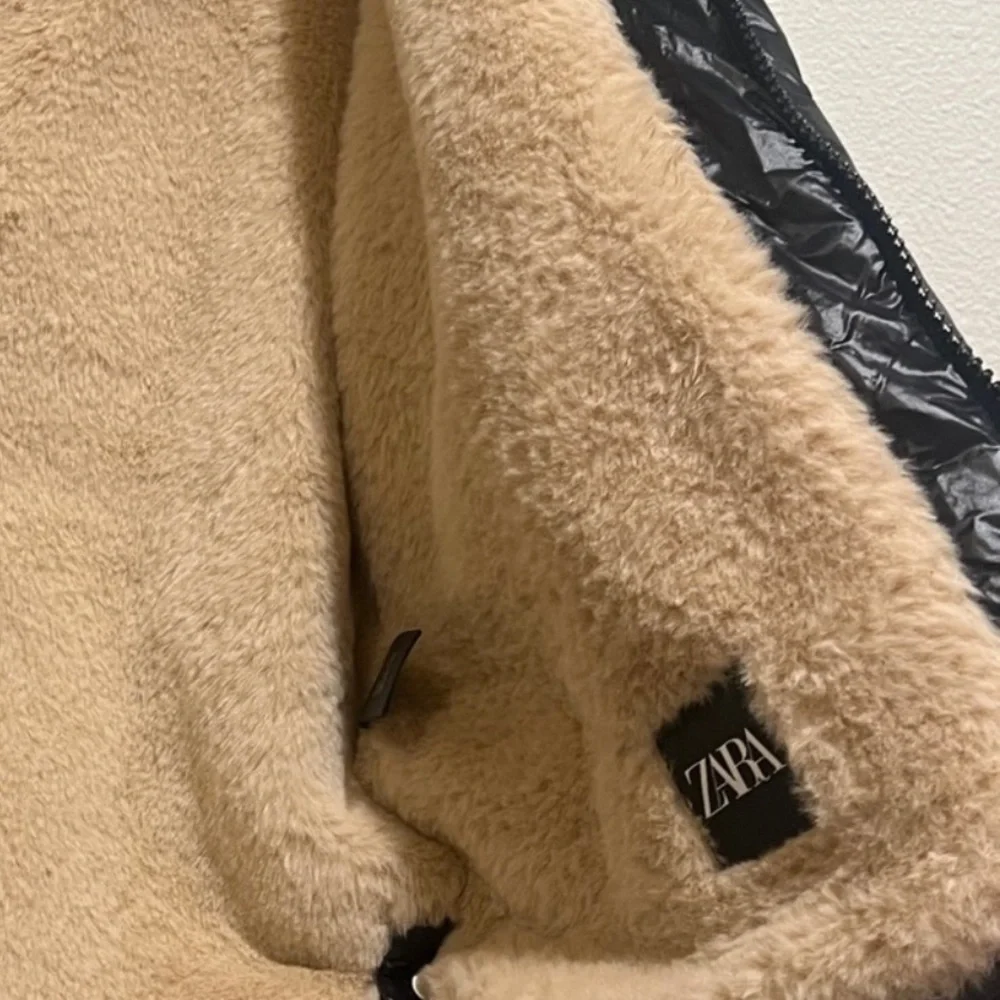 Zara Kids Water Repellent Hooded Down Puffer Coat Size 3-4Y